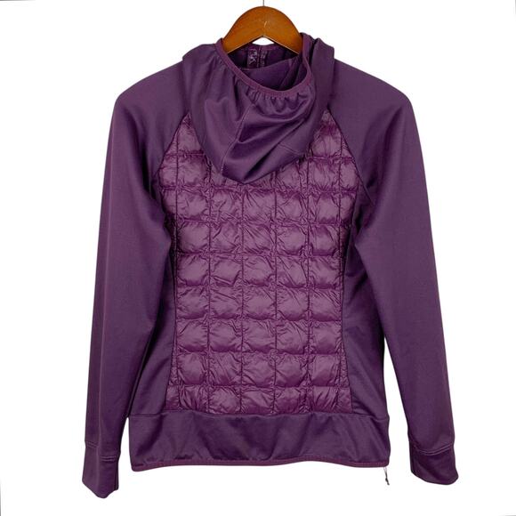 The North Face Thermoball Hybrid Eco Jacket 2.0 Purple Quilted Pullover Womens M - Picture 6 of 10
